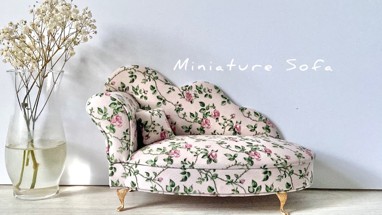 Barbie Sofa, DIY Stickers, Shopping for Miniatures 