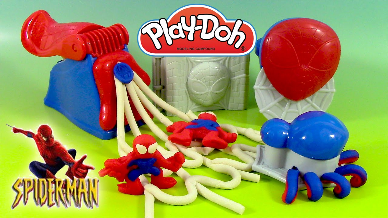 P&acirc;te &agrave; modeler Play Doh Spiderman Outils Super H&eacute;ros