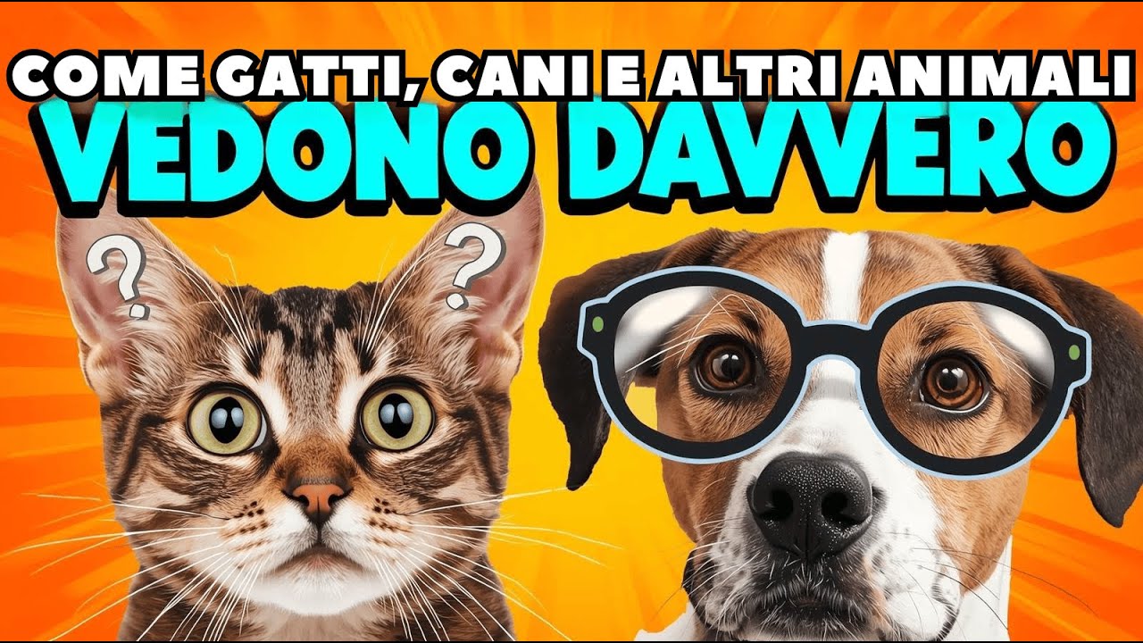 NON CREDERAI AI TUOI OCCHI!  Come Vedono Davvero Gatti, Cani e Altri Animali