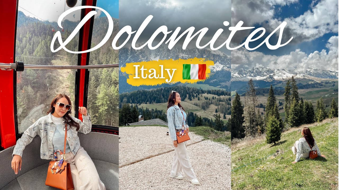 The Alps Vlog D6-P1: One Day Escape di Dolomites | Hiking, Picnic & Cable Car Mont Seüc 🇮🇹 (May2025)