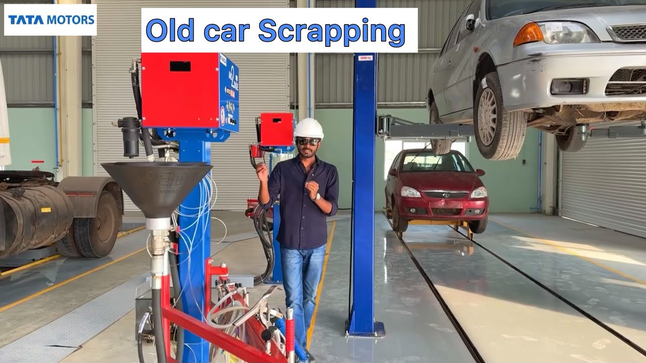 Vehicle Scrapping Facility Pune | Tata motors ReWire Vehicle Scrapping Process