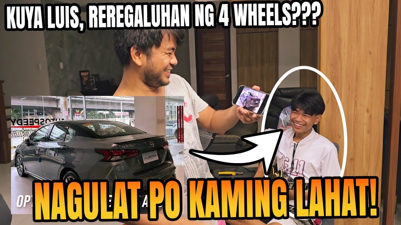 HUWAAT??? May Mag Reregalo Ng 4 Wheels Kay Kuya Luis??? WOW!