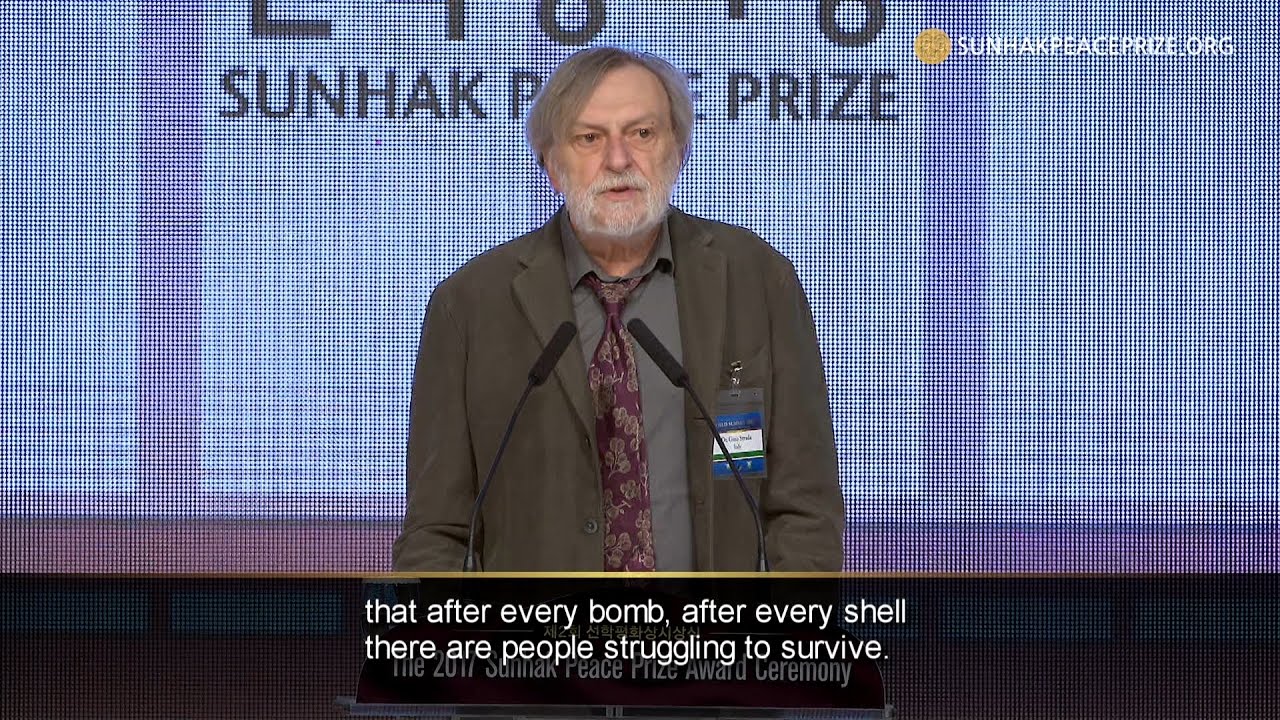 Dr. Gino Strada, Acceptance Speech - 2017 Sunhak Peace Prize Award Ceremony