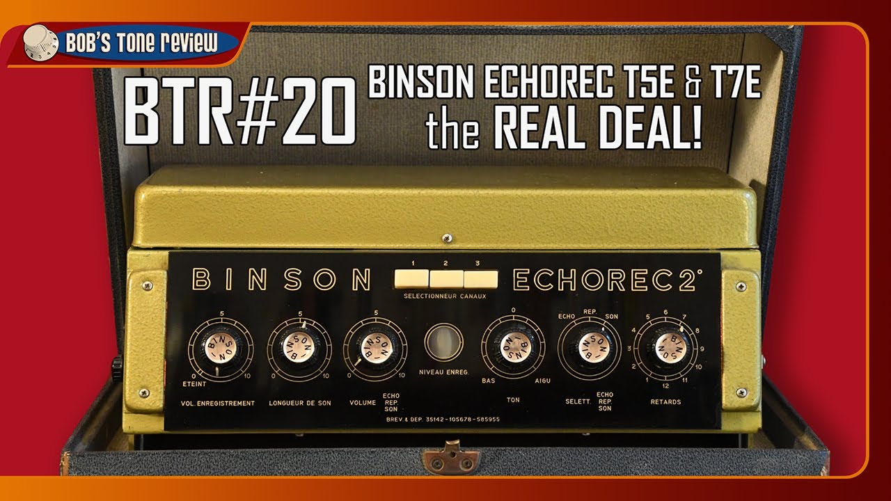 Vintage Binson Echorec T5E & T7E, the Real Deal!