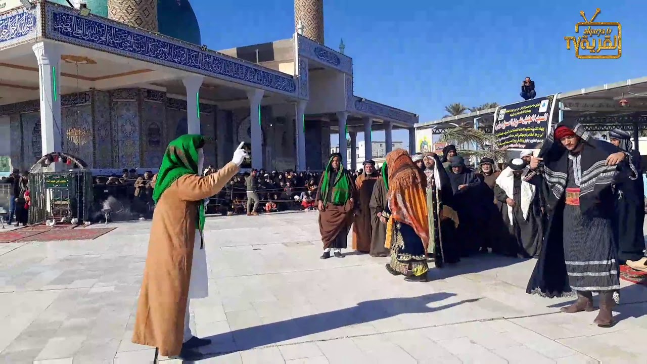 تشابيه استشهاد مولاتنا الزهراء ع اداء موكب قمربني هاشم ع  اهالي بغدادحي النصرفي مزار علي بن الحسين ع
