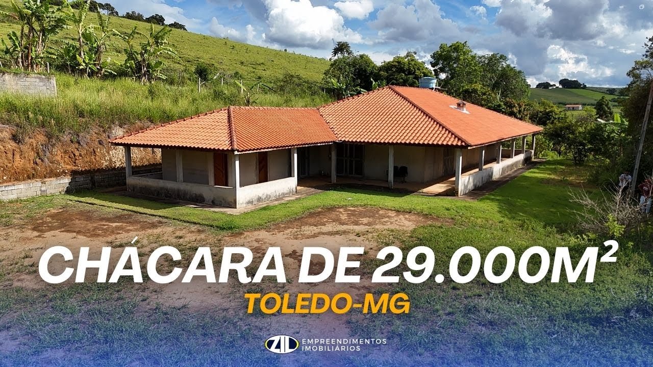 Olha essa CHÁCARA de 29.000M² em TOLEDO-MG!! | Imóvel Disponível no Catálogo [IM-080]