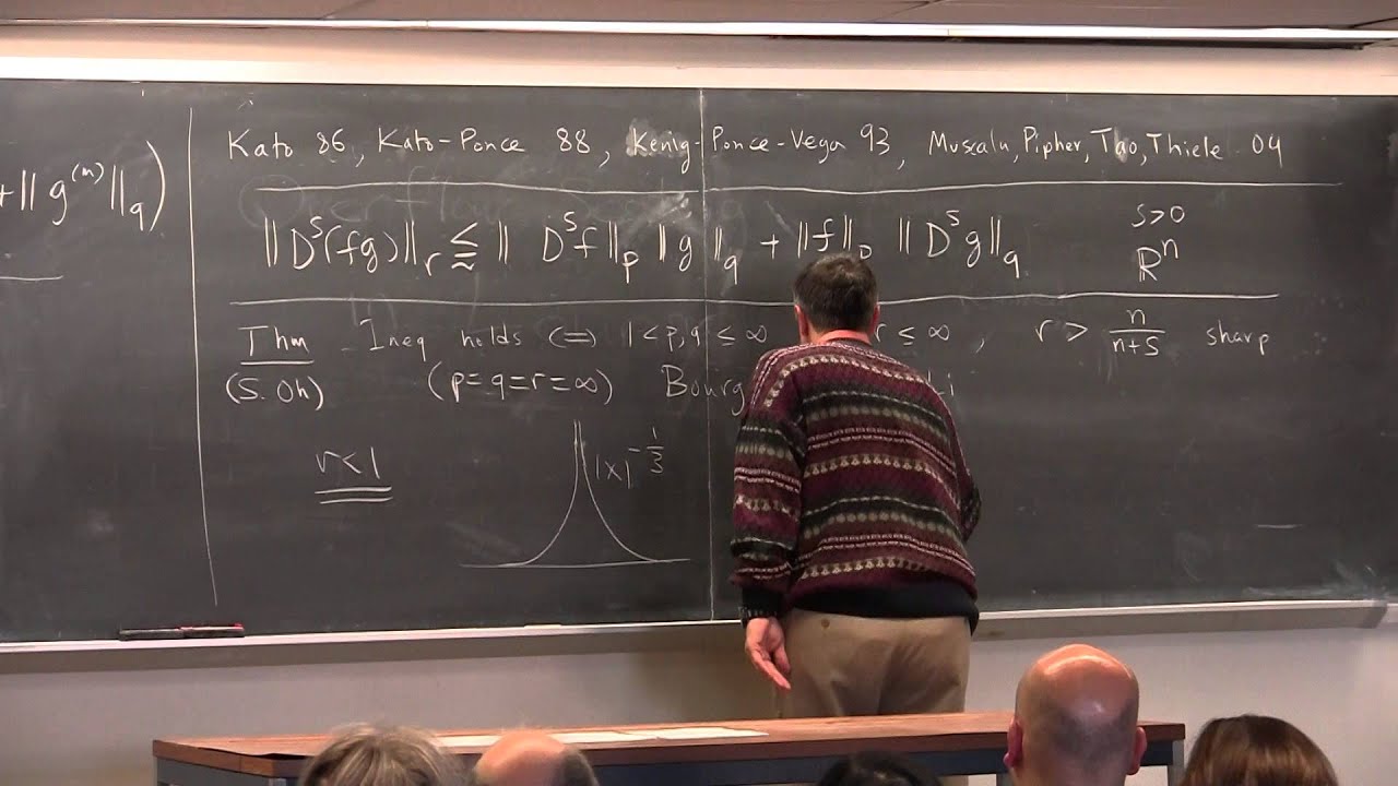 Loukas Grafakos - February Fourier Talks 2015 - Fractional differentiation: Leibniz meets Hölder