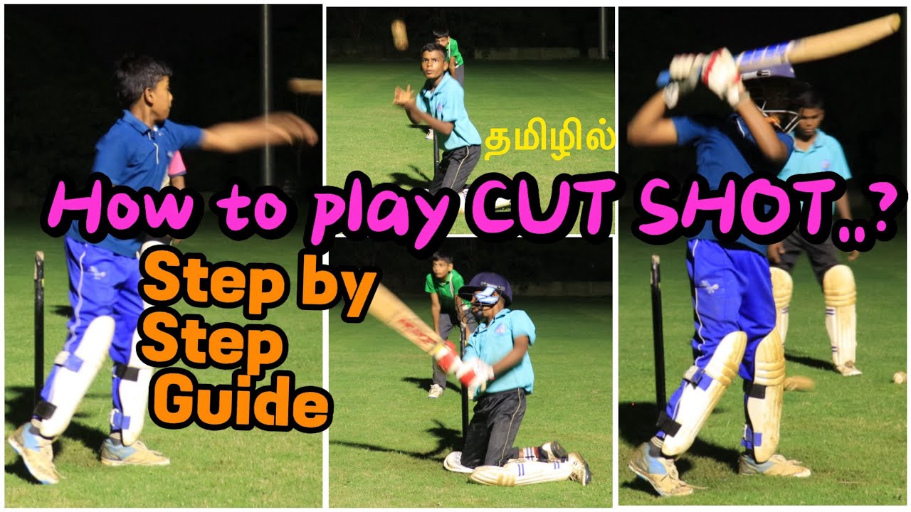 Cut Shot - How to Play? Step by Step guide in Tamil #trendingvideo #cricket #viral