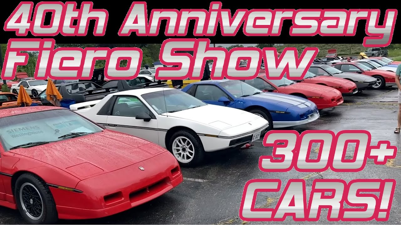 Выставка в честь 40-летия Fiero 2023 — ВСЕ автомобили + моторные отсеки!