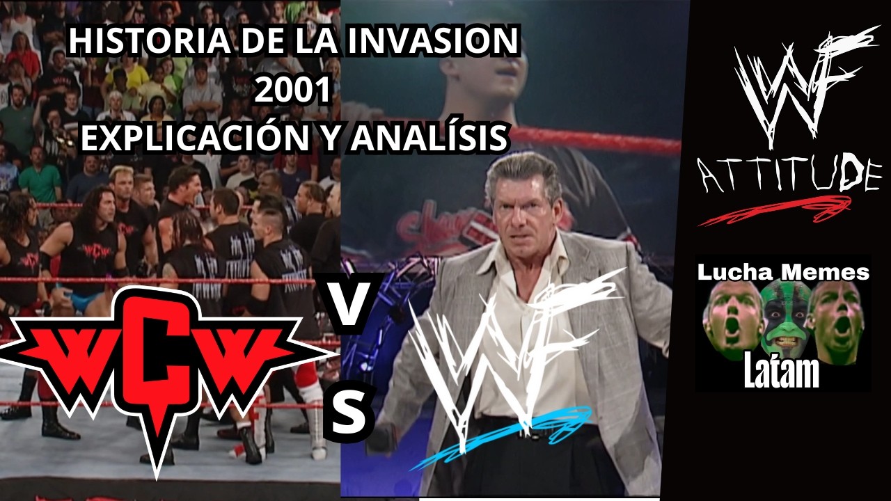 WCW/ECW VS WWE- LA INVASION EN 2001 HISTORIA COMPLETA EXPLICADA, ¿PORQUE SALIO MAL?