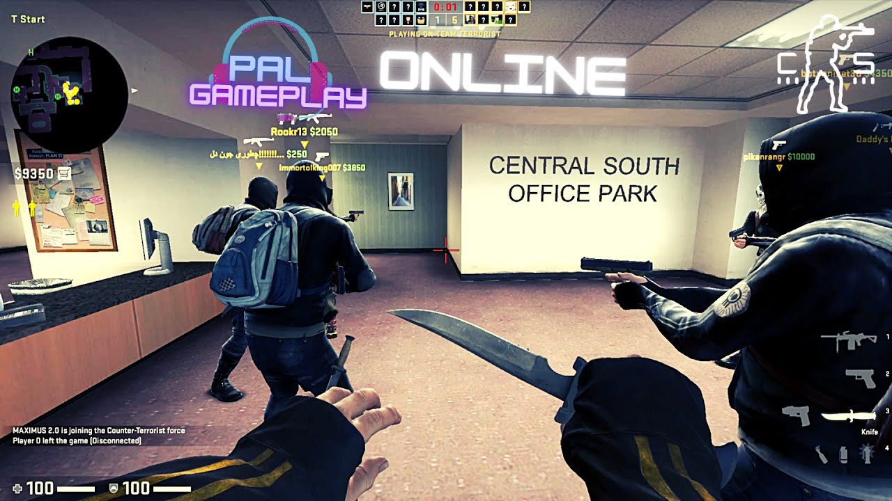 Online Casual Mode - CS GO ( 4K 60 FPS ) - Office Map - T Gameplay 2021 