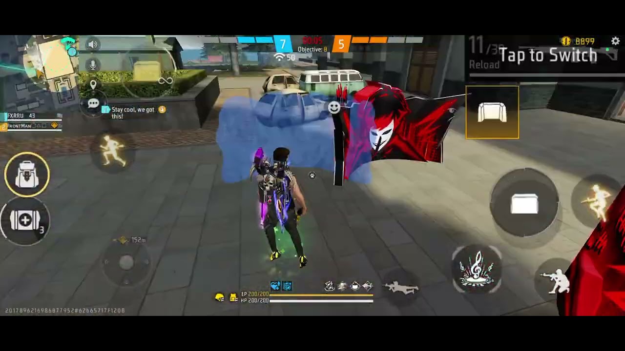 My side Gameplay 🎮 Custom Free Fire 