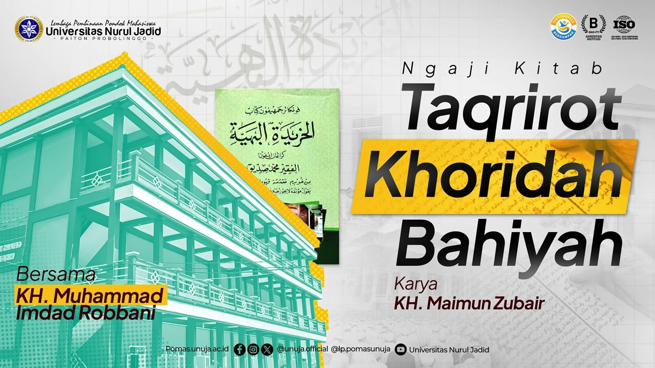 Ngaji Kitab Taqrirot Khoridah Bahiyah Ke-5