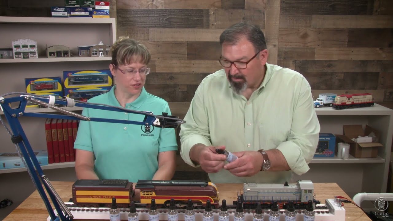 Oops, we crashed our toy trains! Plus a variety of smoke fluid scents