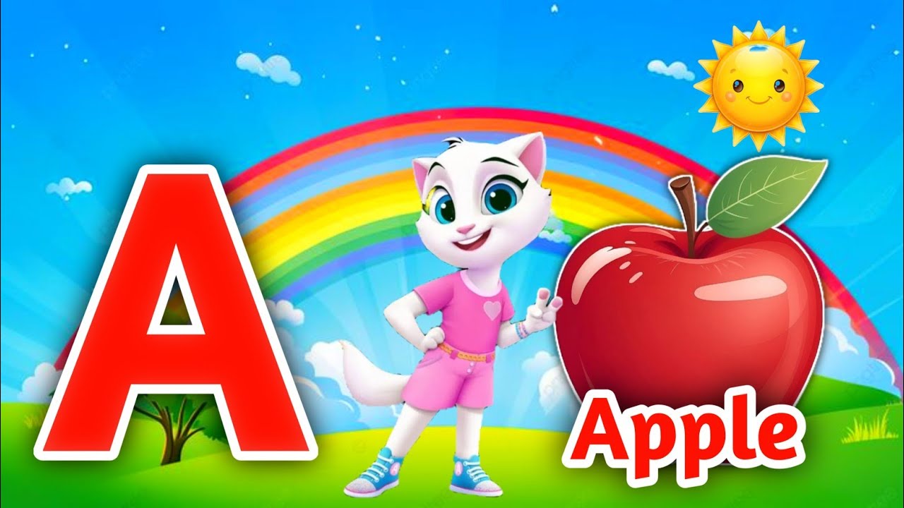 A for Apple 🍎 ABC Learning Video for Kids | Alphabet Phonics Song | A To Z