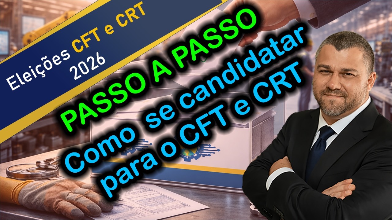 COMO SE CANDIDATAR PARA O  CFT e CRTs 2026