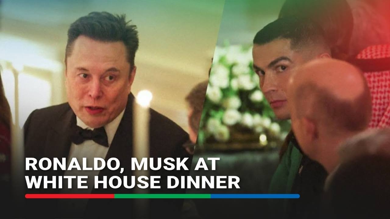 Ronaldo, Musk join Trump's White House dinner for Saudi crown prince | ABS-CBN News