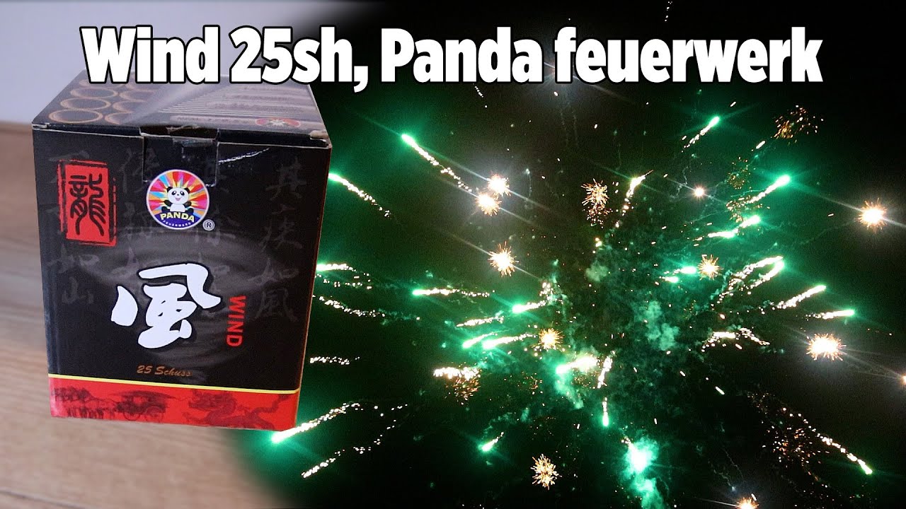 WIND 25sh, Panda Feuerwerk
