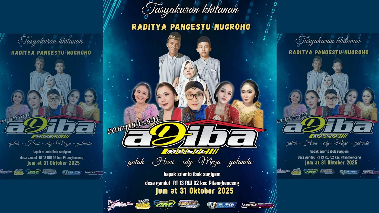LIVE ADIBA CAMPURSARI || TASYAKURAN KHITAN RADITYA PANGESTU NUGROHO || YUDISTIRA MUA