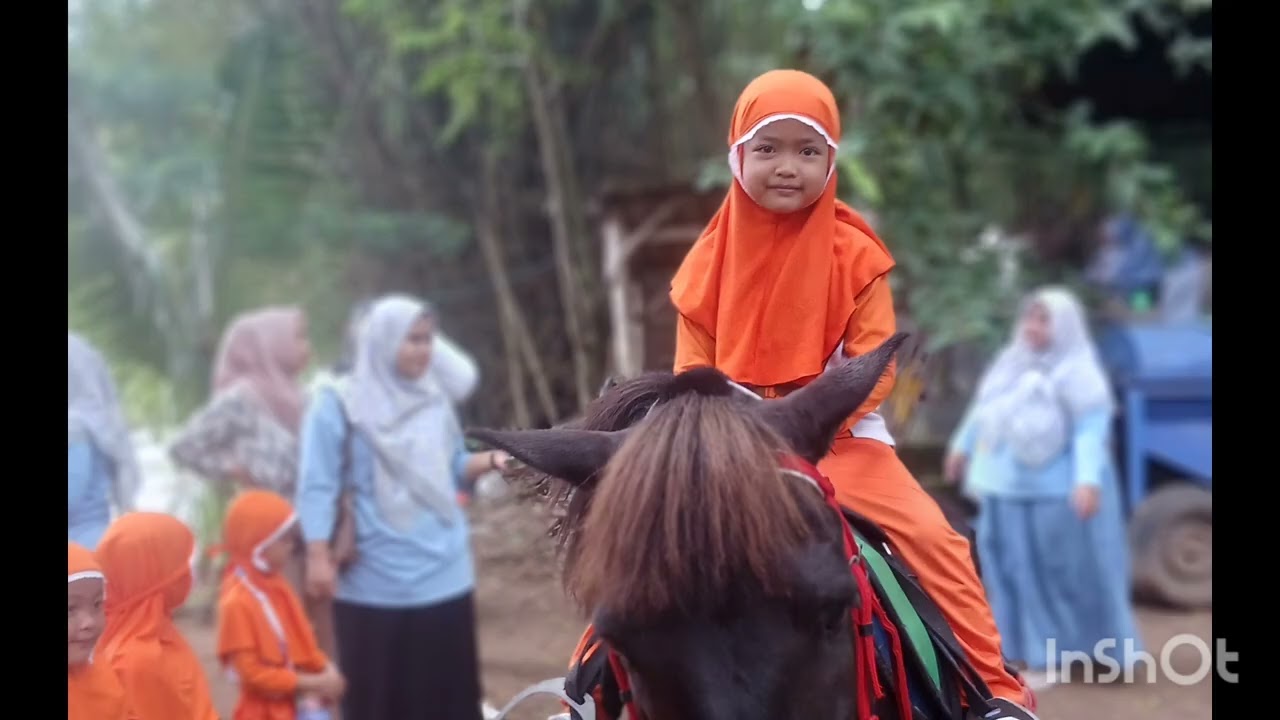 Outdoor Learning perah susu sapi, Naik kuda 