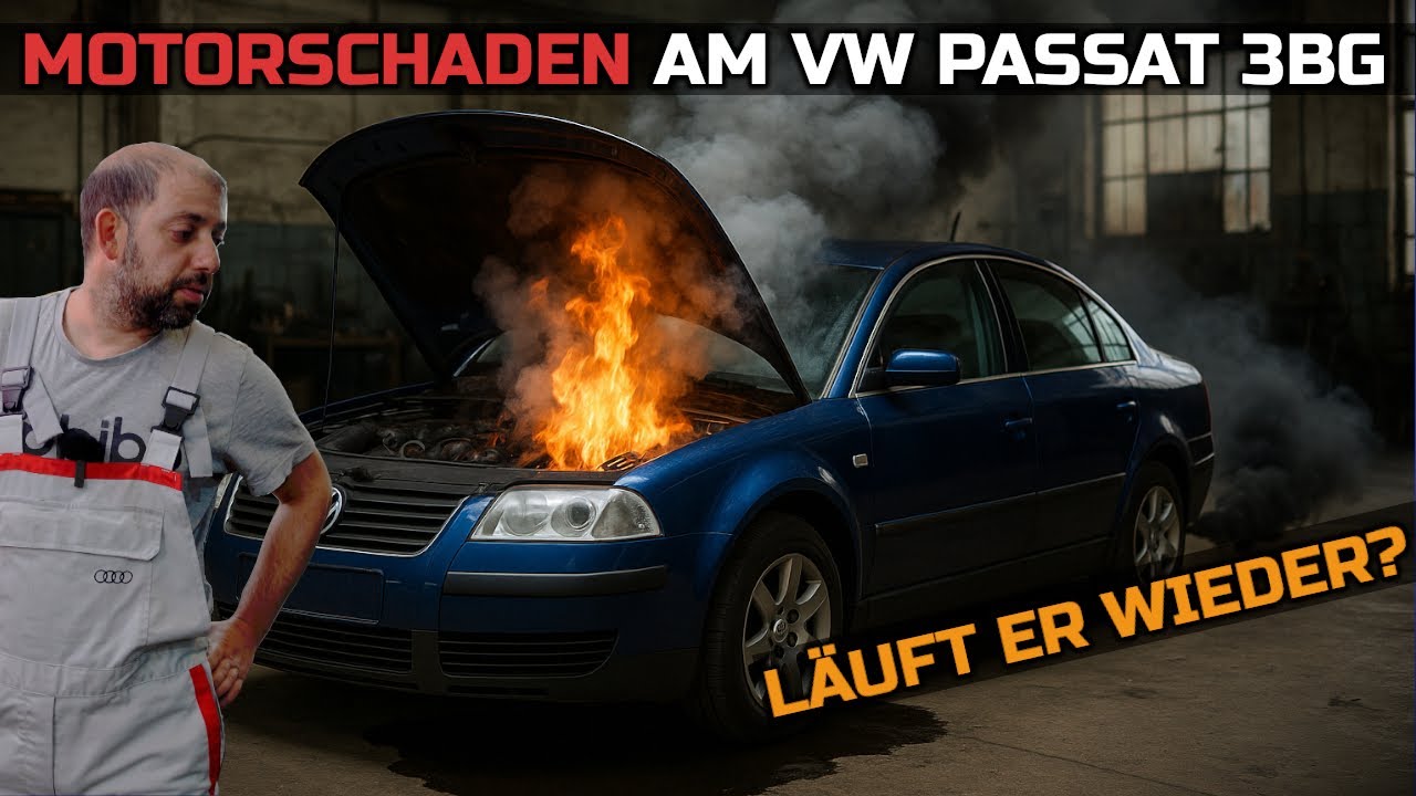 Motorschaden am VW Passat 3BG - Wird er nochmal starten? Chaos pur! #car #tutorial #automobile