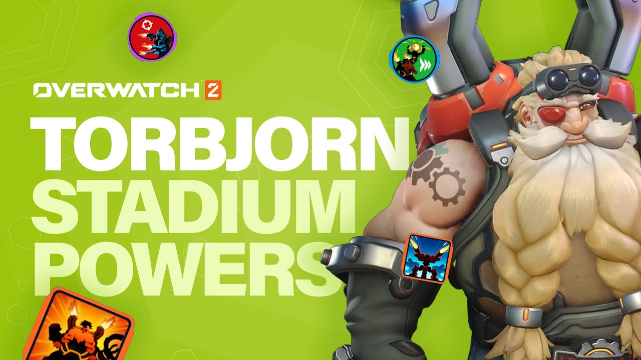 Я опробовал НОВЫЕ СТАДИОНОВЫЕ СИЛЫ Торбьорна в Overwatch 2, и это было УЖАСНО!