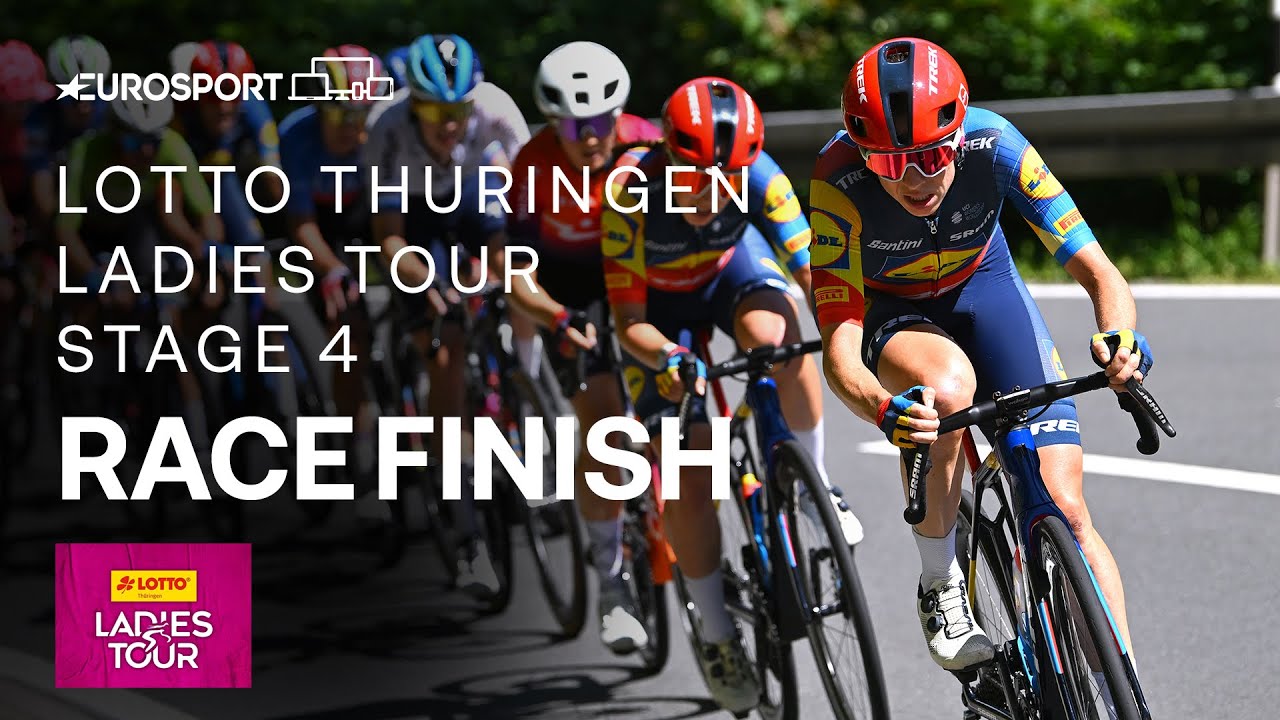 5 STAR PERFORMANCE! 🤩 | Lotto Thuringen Ladies Tour 2024 Stage 4 Race Finish | Eurosport Cycling