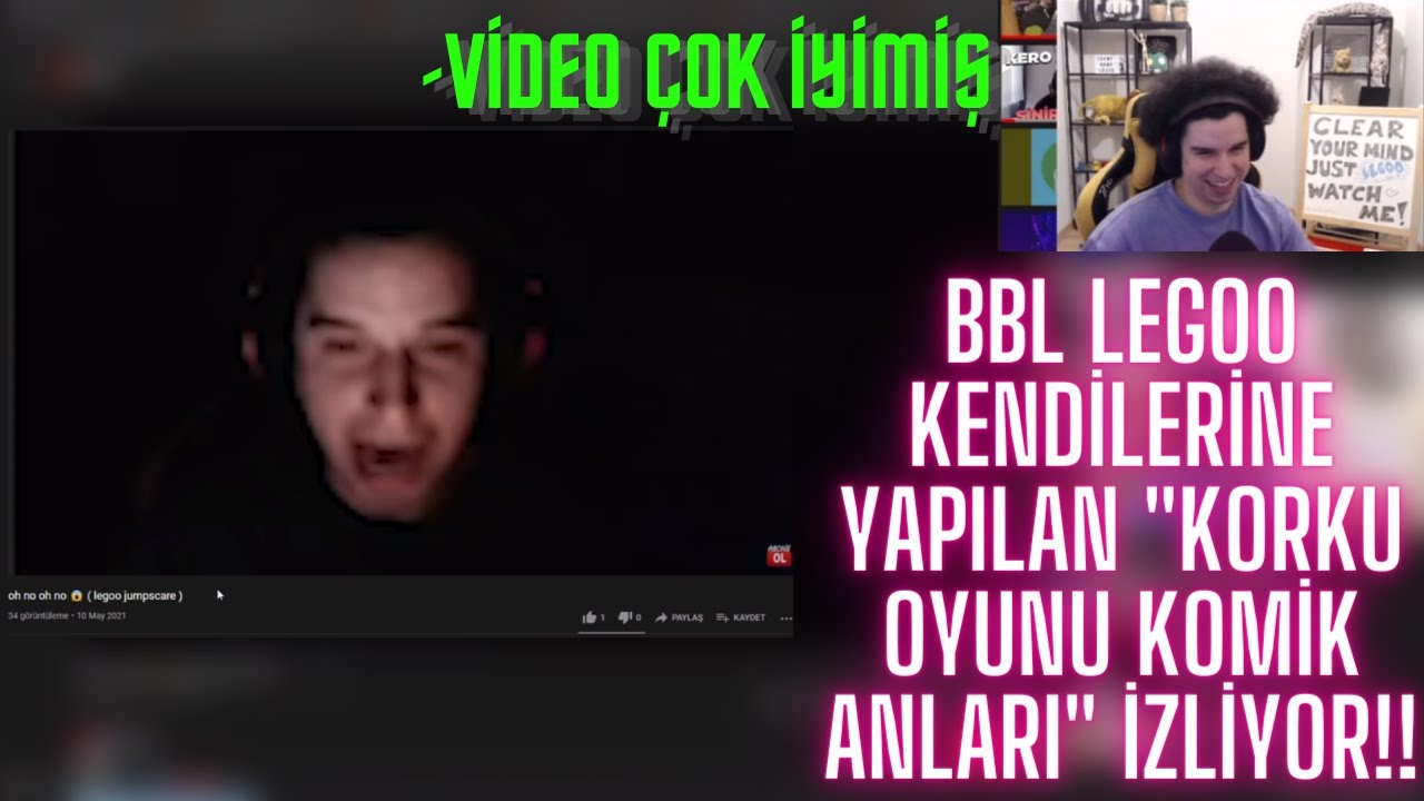 BBL LEGOO KENDİLERİNE YAPILAN (KORKU OYUNU KOMİK ANLARI) İZLİYOR!
