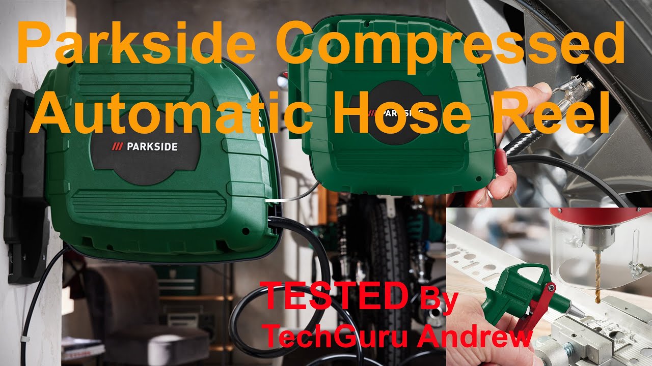 Parkside Compressed With Automatic Hose Reel PKS 1100 A1
