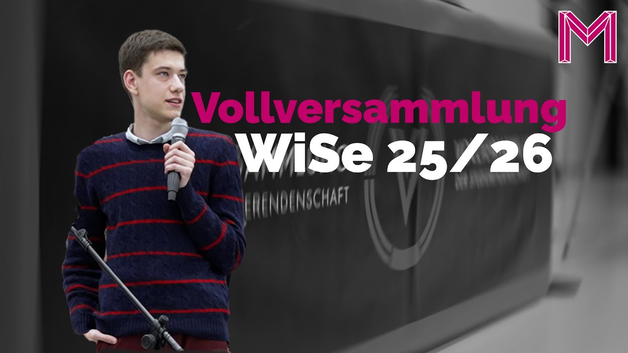 Wieder beschlussfähig! || VV Wintersemester 25/26 || moritz.tv Universität Greifswald