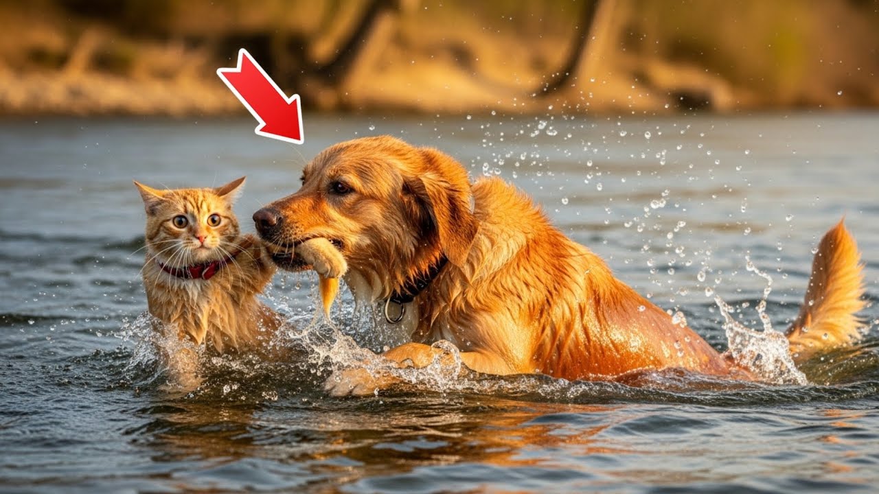 A Brave Mother Cat and Her 2 Kittens Fight for Life”
