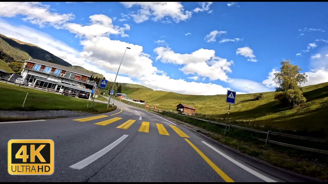 1 Hour Scenic Relaxation Drive in Switzerland 4K 🇨🇭