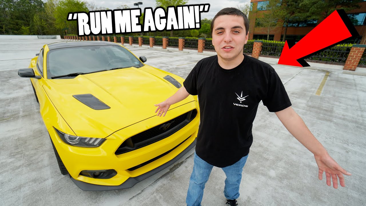 COCKY Mustang GT owner DEMANDED a rematch... (VERY ANGRY!)