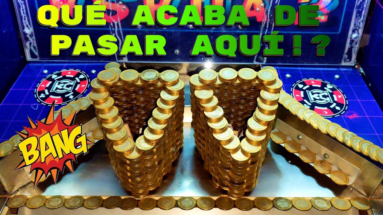 PARA AFUERA ROLLIZA DE BILLETES Y MUCHAS MONEDAS!! QUE LOCURA!! MAQUINA DE $10  #dinero #foryou