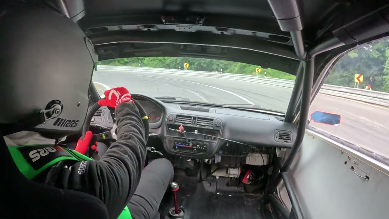 Michal Krížo onboard Oždianske serpentiny hill climb 2023 Honda Civic B16A2 