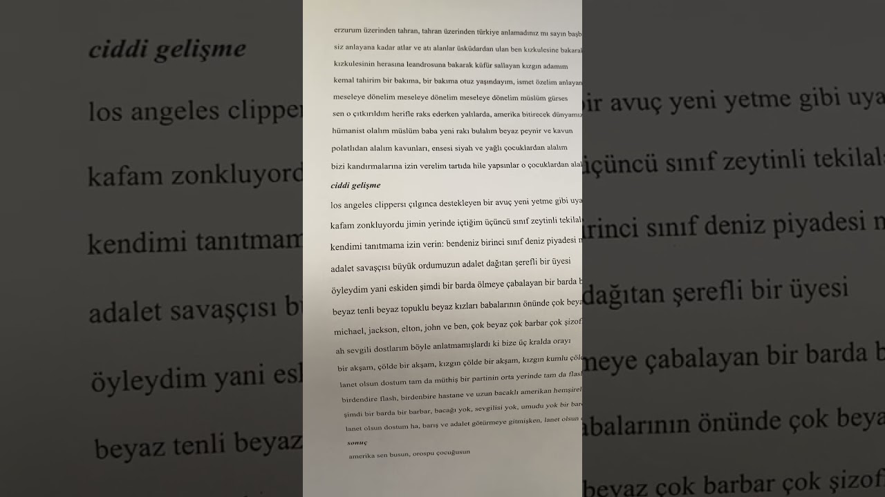 Amerika Sen Busun | İsmail Kılıçarslan | Şiir