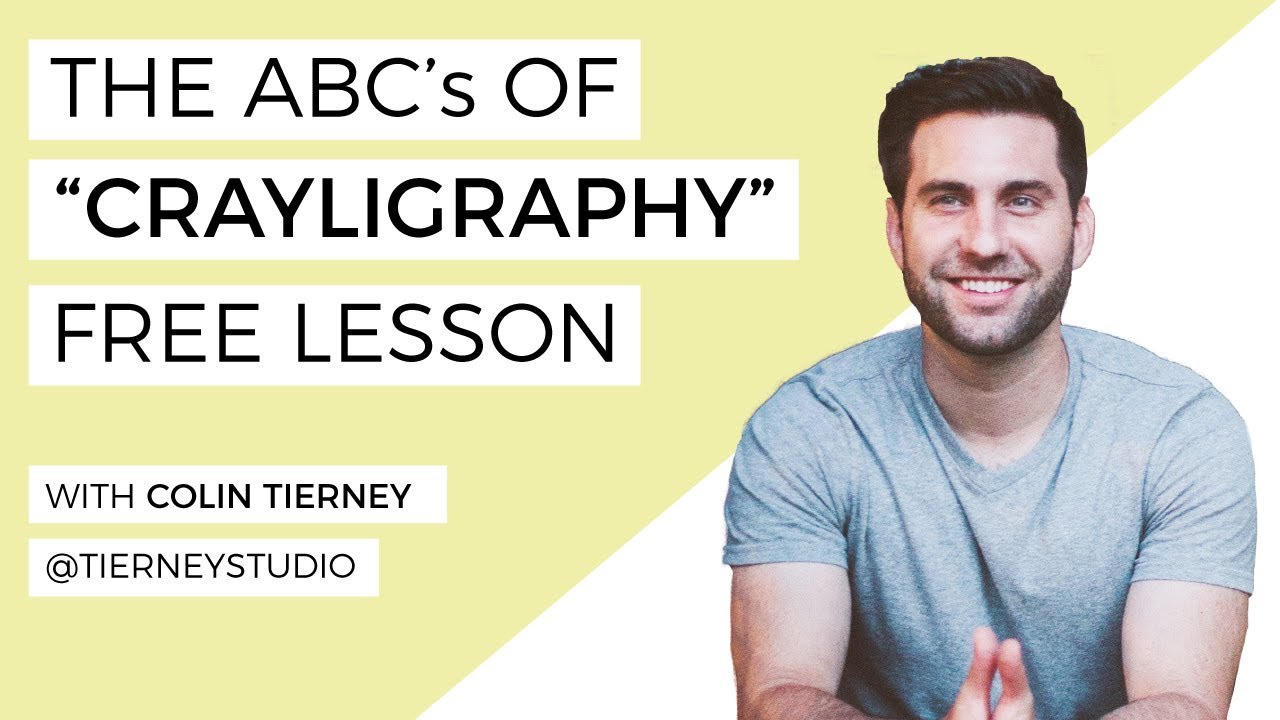 How to do Crayligraphy- LIVE with Colin Tierney & Natalie Downey