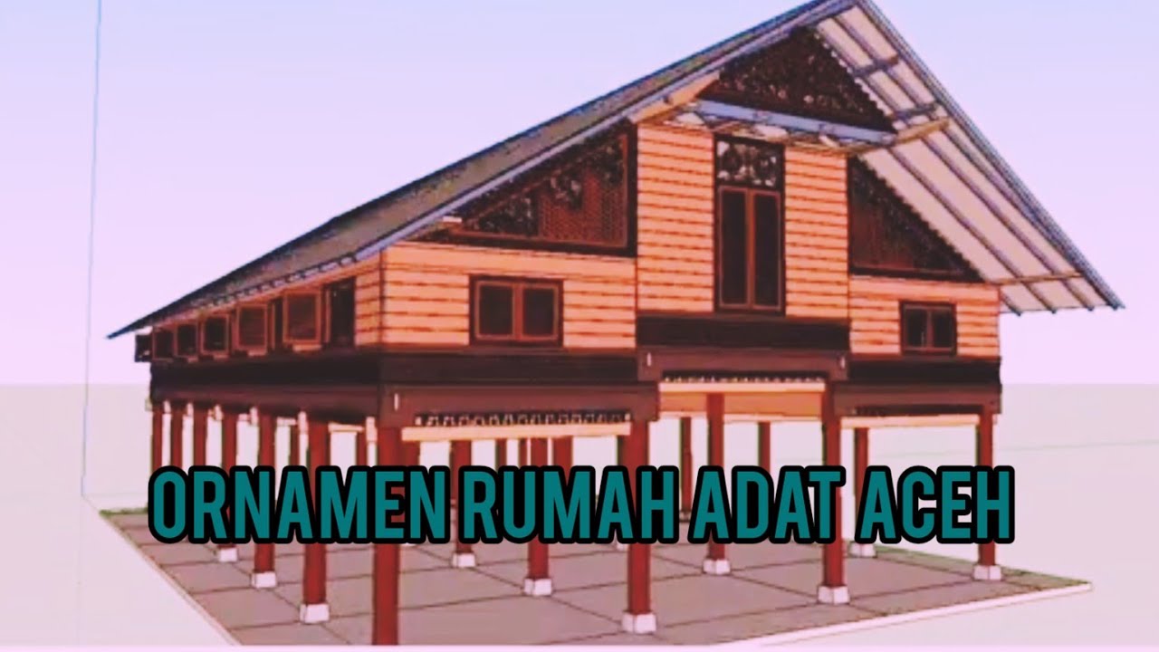 Ornamen Rumah adat Aceh #modelingdengansketchup #ornamenaceh #motifaceh