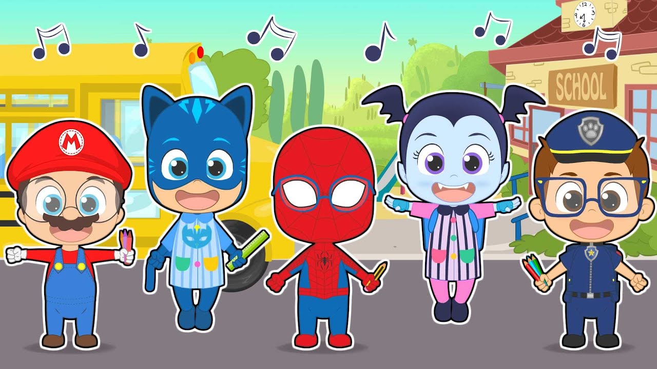 BACK TO SCHOOL 👩‍🏫 Music Compilation for kids