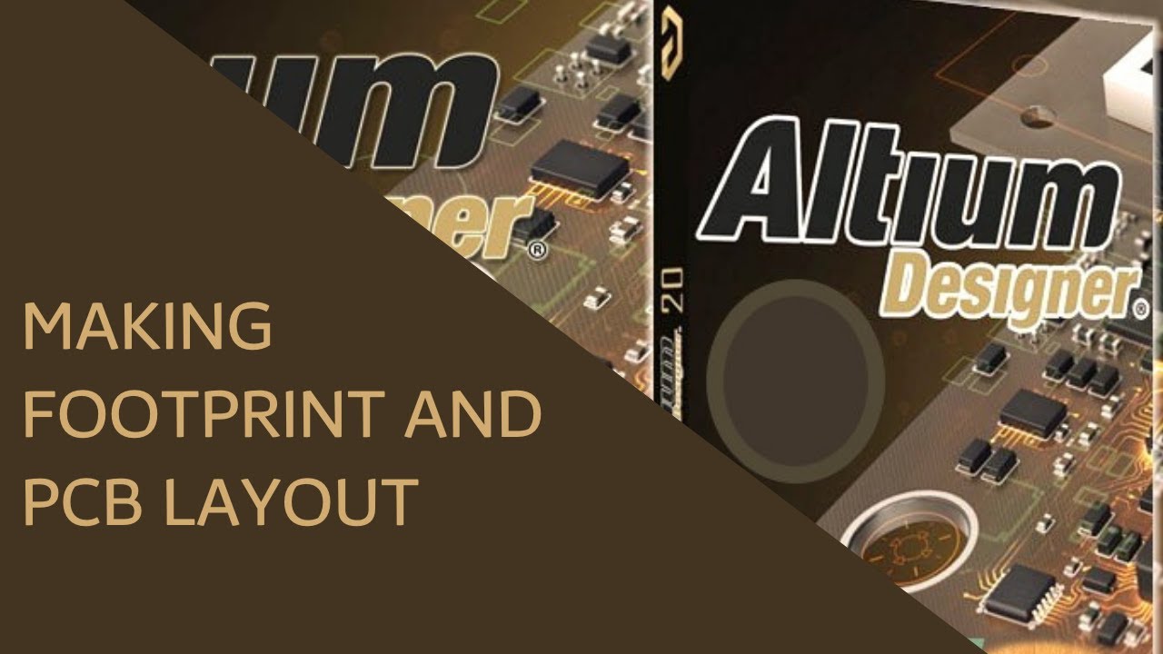 Создание посадочных мест и печатных плат в Altium Designer