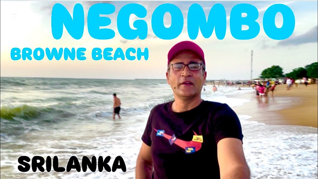 WALKING TOUR BROWNE BEACH NEGOMBO (Srilanka) #srilankatravelvlog