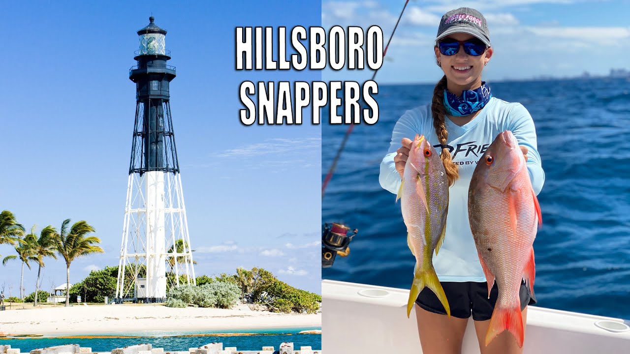 SNAPPERS OFF THE BEACH 🏖  Hillsboro Inlet - How to Catch Snapper | Gale Force Twins