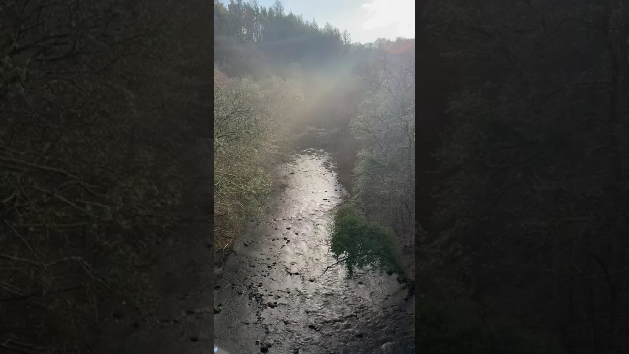 Rays of Winter Sun in Scottish Glen. Zoom out. Breathe out.