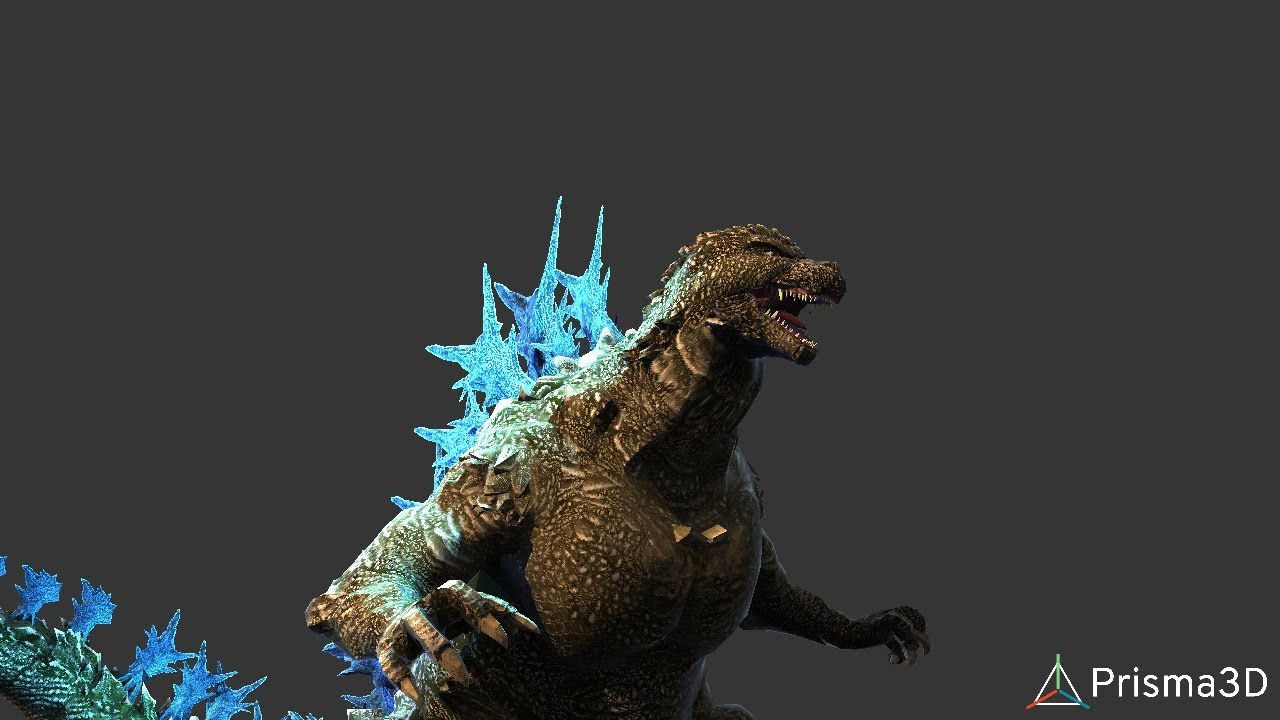 Godzilla Minus One ( Charging Atomic Breath) - 3D Prism Study