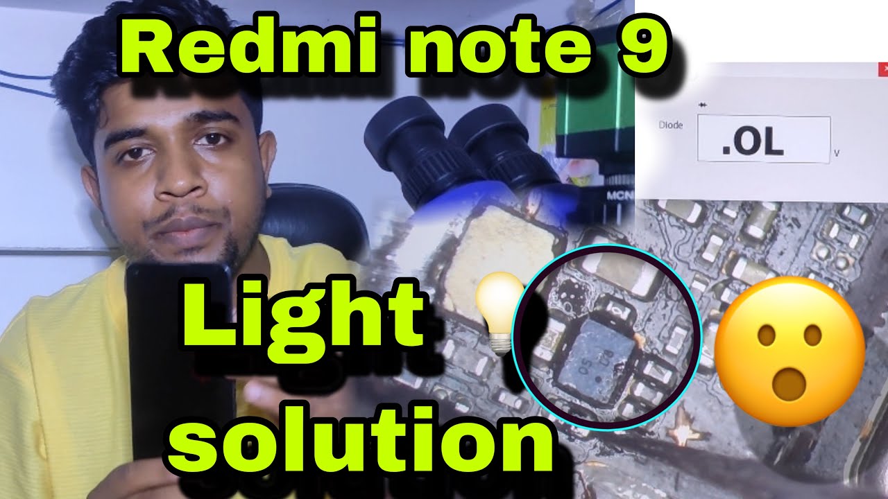 Redmi note 9 ligt solution 📱|| technical expert Assam #smartphone #explore