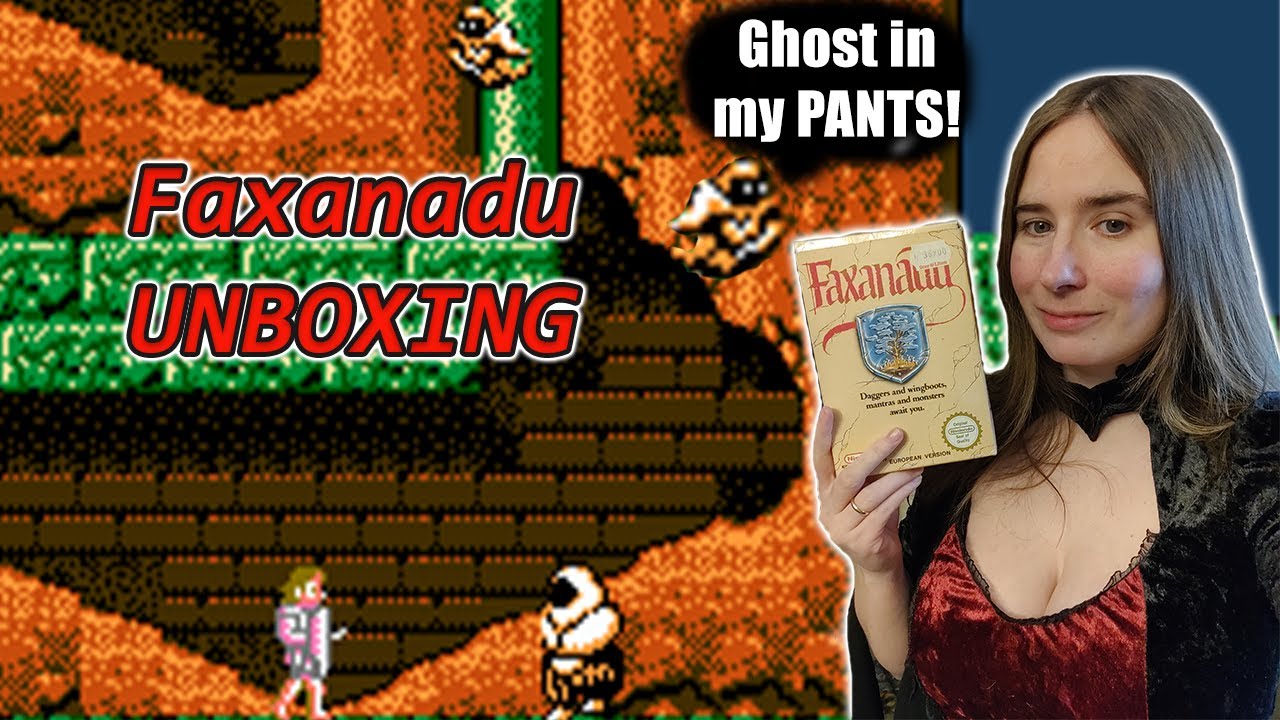 I Found This AWESOME NES game called Faxanadu. Let's unbox it!