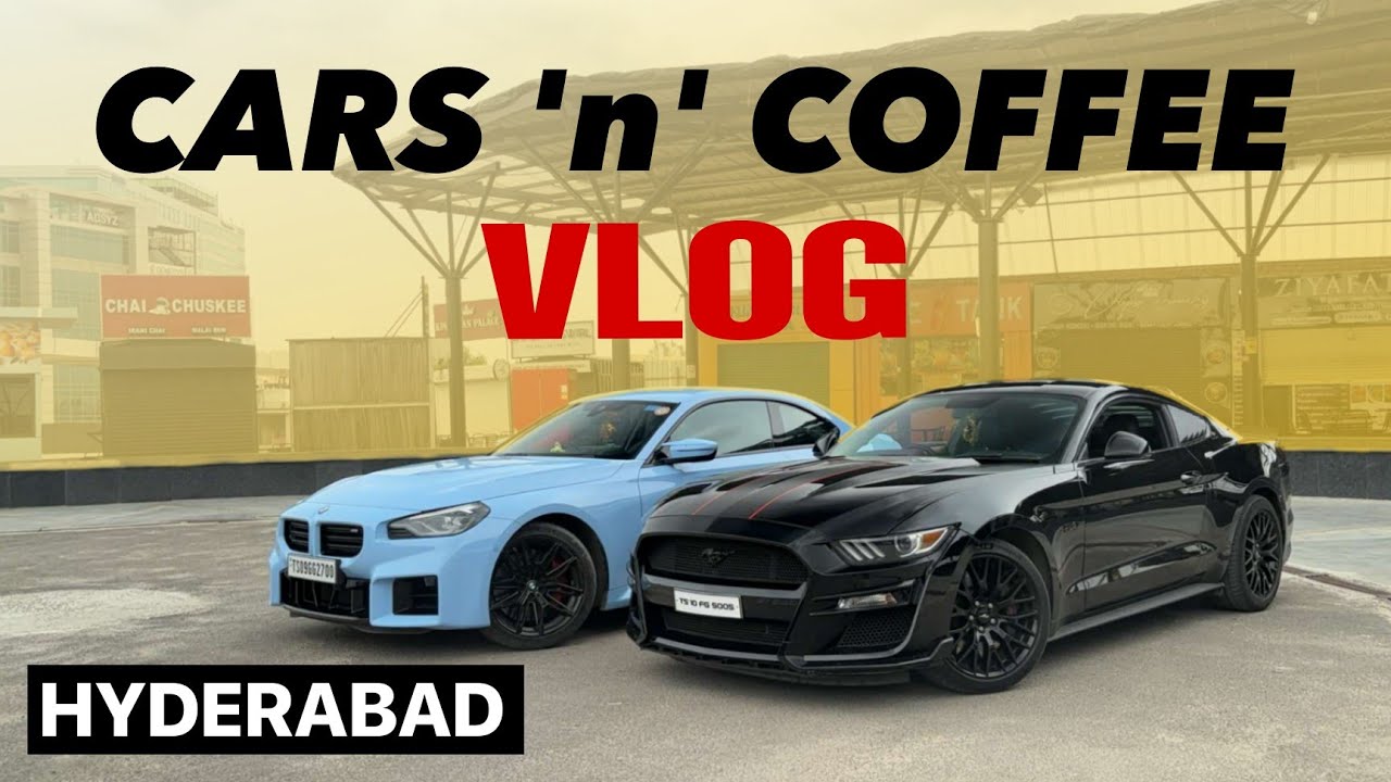 Going To Cars & Coffee In Mustang And M2 | Hyderabad | INDIA |