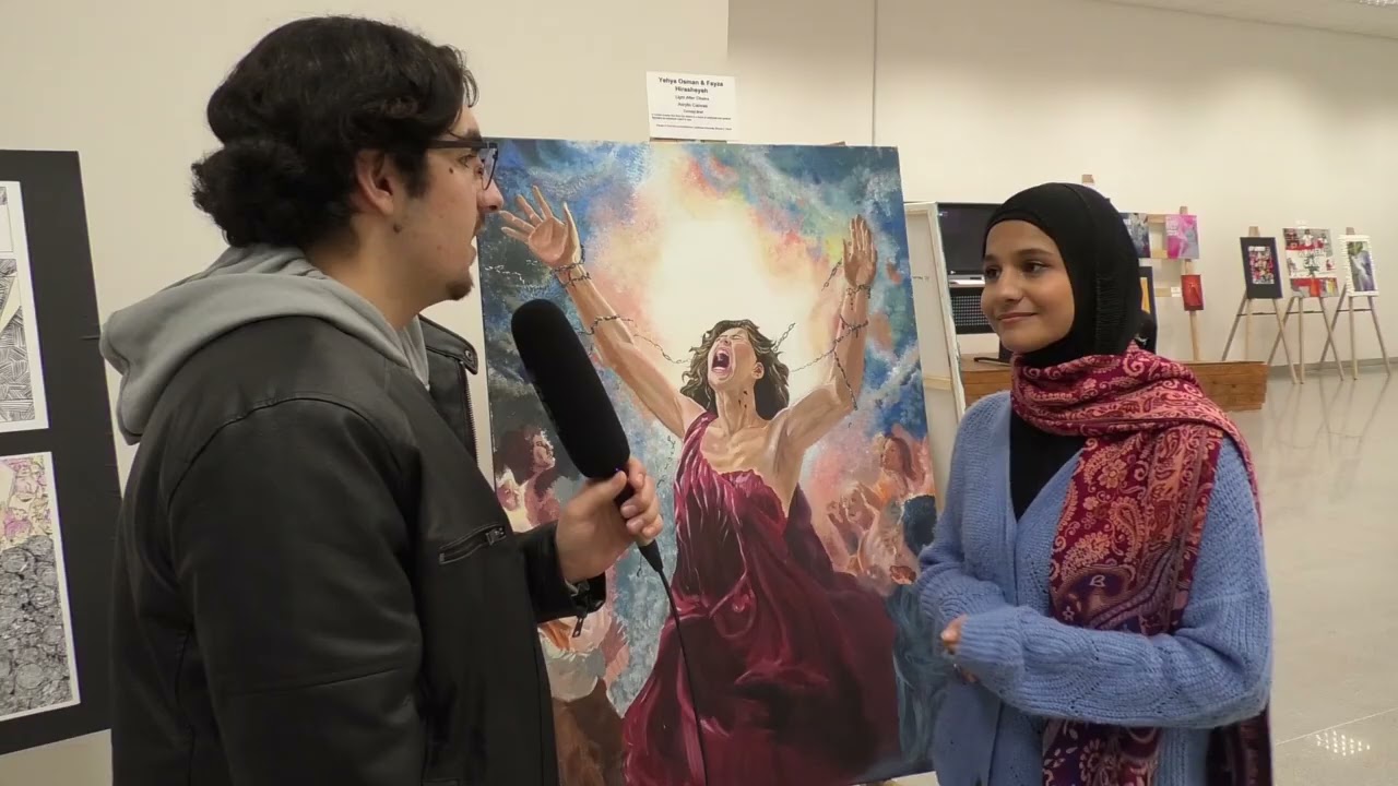 تقرير معرض تمكين المرأة -كلية الفنون الجميلة و العمارة 3 و Expertise France