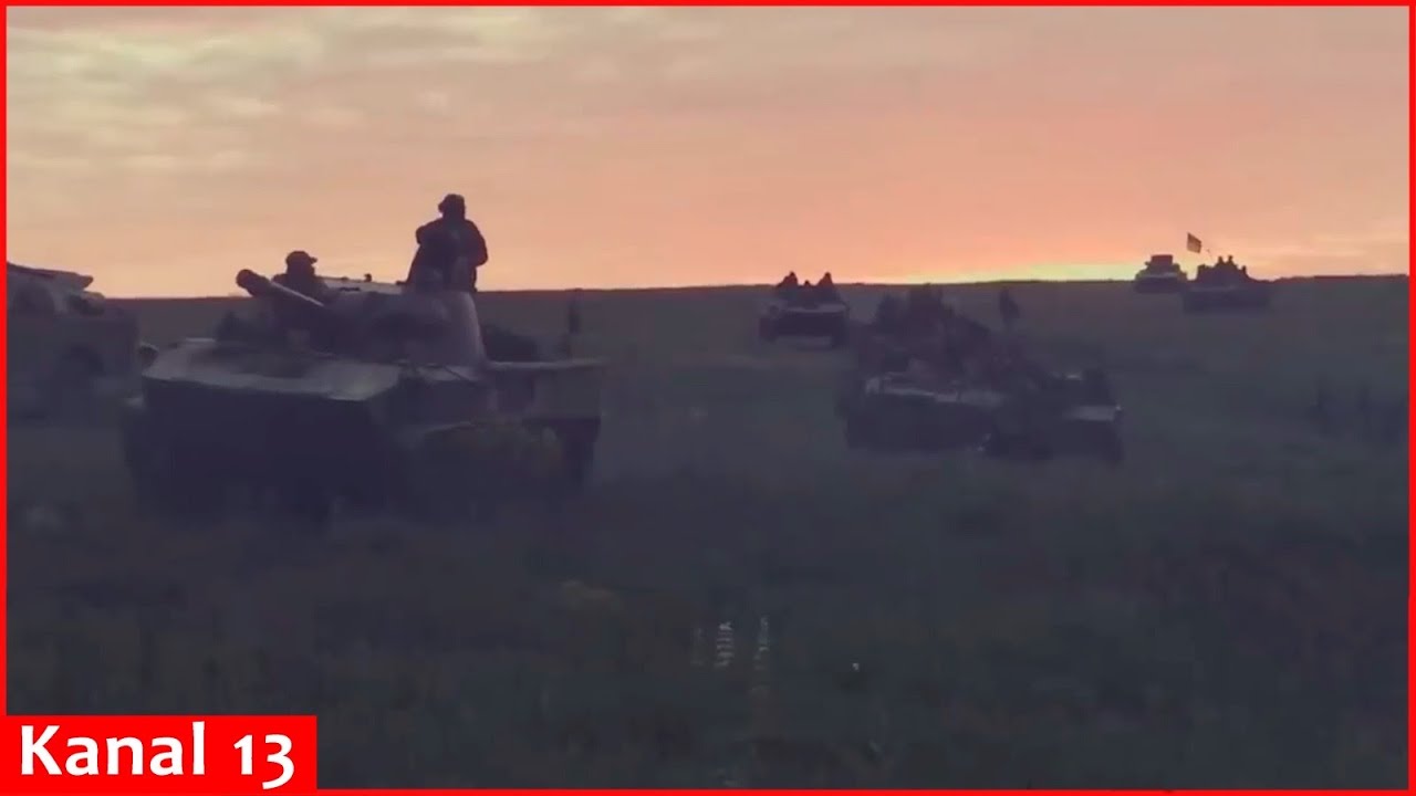 Ukrainians break through minefield towards city of Tokmak