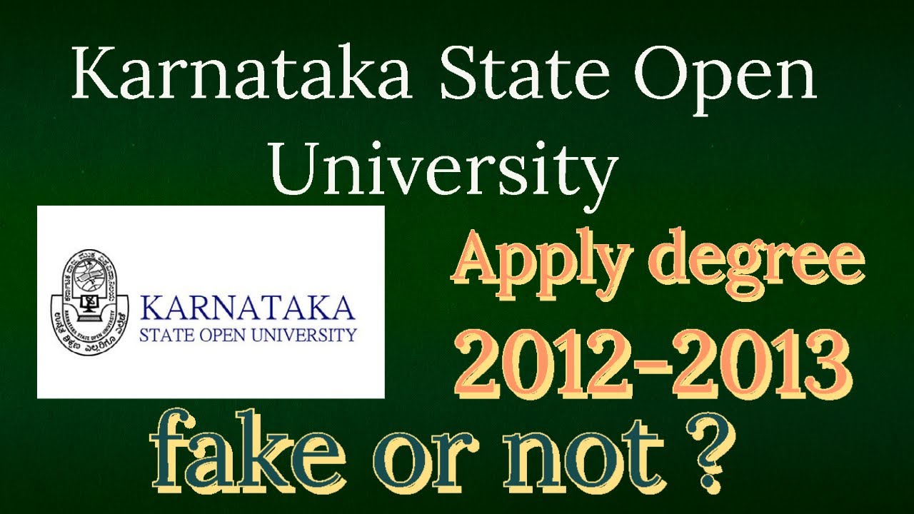 Karnataka state open university